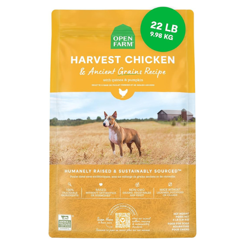 Dry Dog Food (Harvest Chicken & Ancient Grains)
