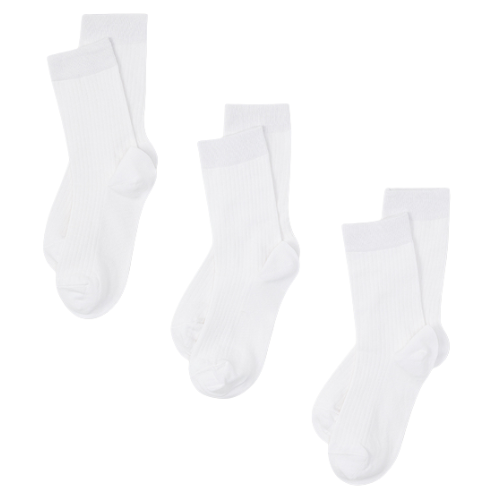 Crew Socks, 3pk