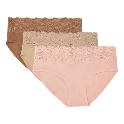 Pact_Lace Waist Brief, 3pk