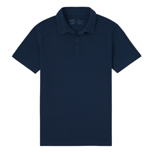 Pact_Mens Organic Luxe Essential Slim Polo