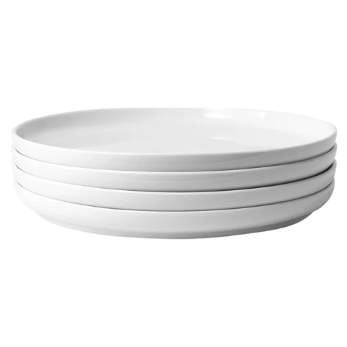 Ceramic Dinner Plates, 4pk