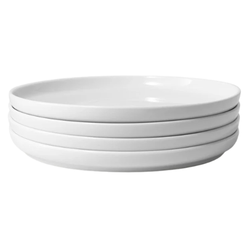 Ceramic Lunch Plates, 4pk