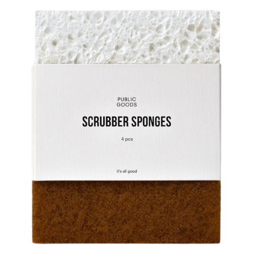 Public Goods_Walnut Scrubber Sponge