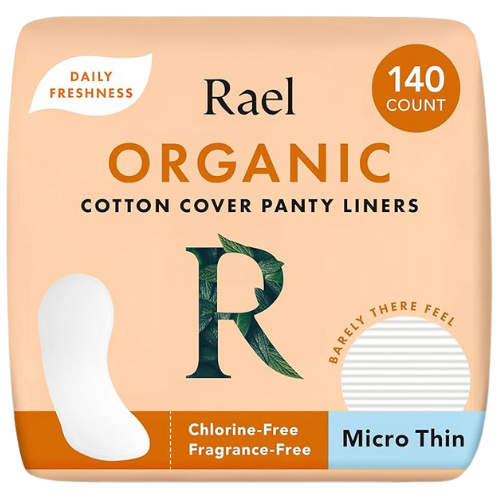 Organic Cotton Cover Panty Liners, 140ct