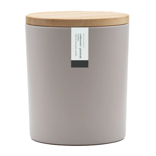 Rowe Casa Organics_Beeswax Candle (Cedarwood + Patchouli)