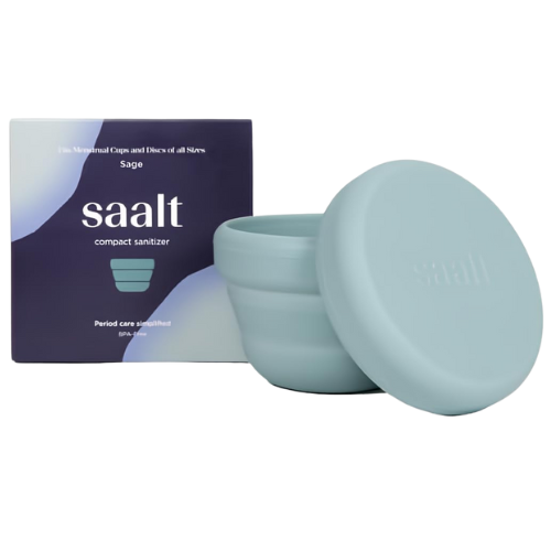 Compact Menstrual Cup and Disc Sanitizer