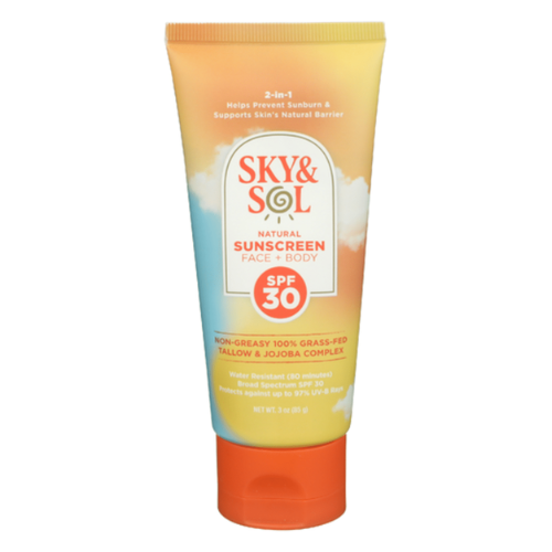 Face and Body Tallow Sunscreen SPF 30