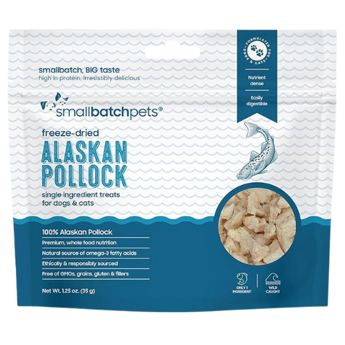 Freeze-Dried Alaskan Pollock Treats for Dogs + Cats