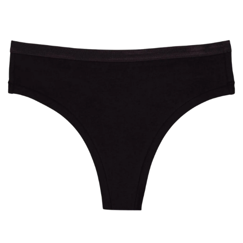 Organic Cotton Mid-Rise Thong Underwear