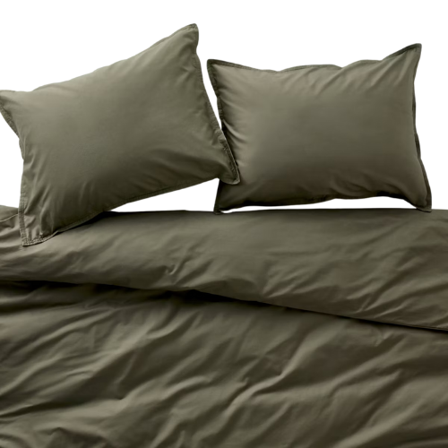 Casaluna Cotton Percale Duvet Set