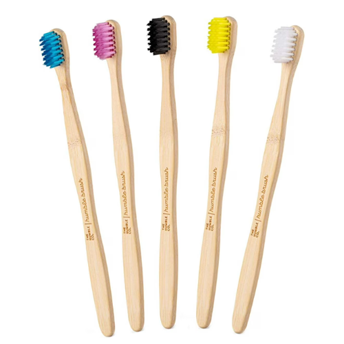 Bamboo Toothbrushes, 5pk