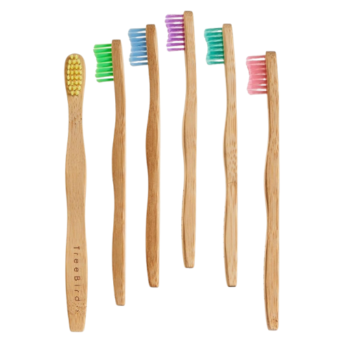 Kids Bamboo Toothbrush, 6pk