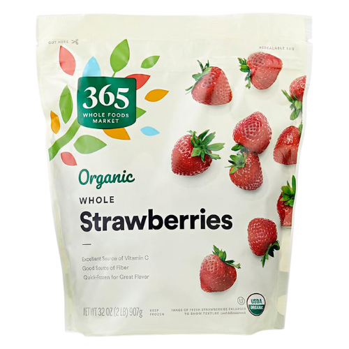 Frozen Organic Whole Strawberries