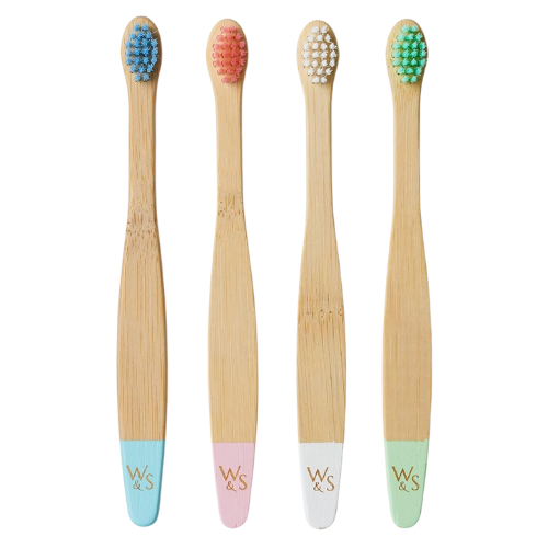 Wild and Stone_Organic Baby Bamboo Toothbrushes, 4pk