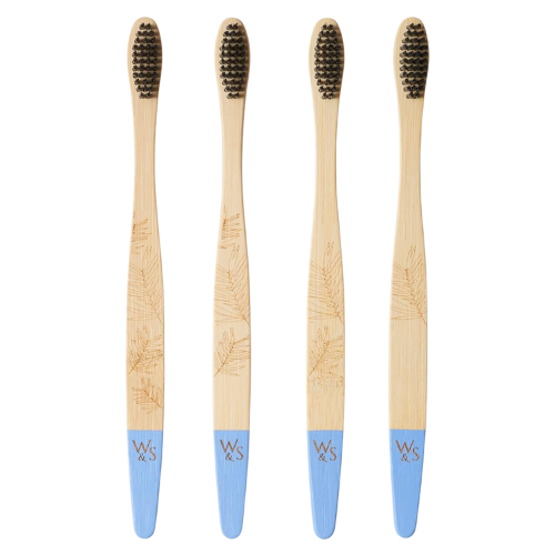 Wild and Stone_Organic Bamboo Toothbrushes, 4pk