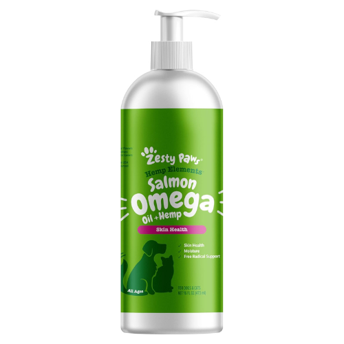 Salmon Omega Oil + Hemp for Dogs and Cats