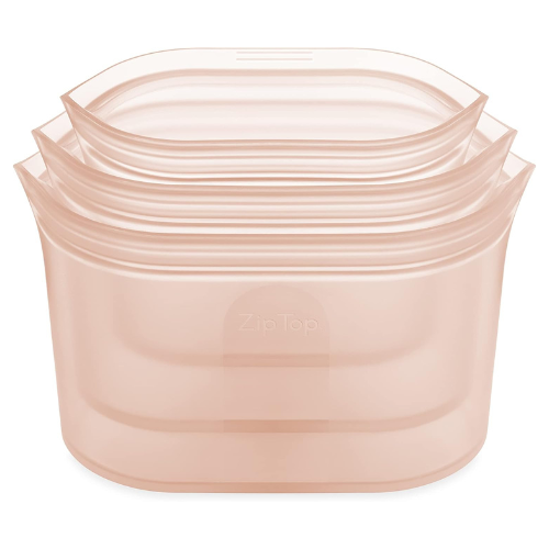 Zip Top_Reusable Dish Food Storage Bags, 3pk