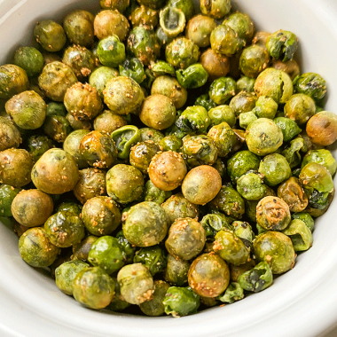 air fryer peas | GIRLS WHO EAT