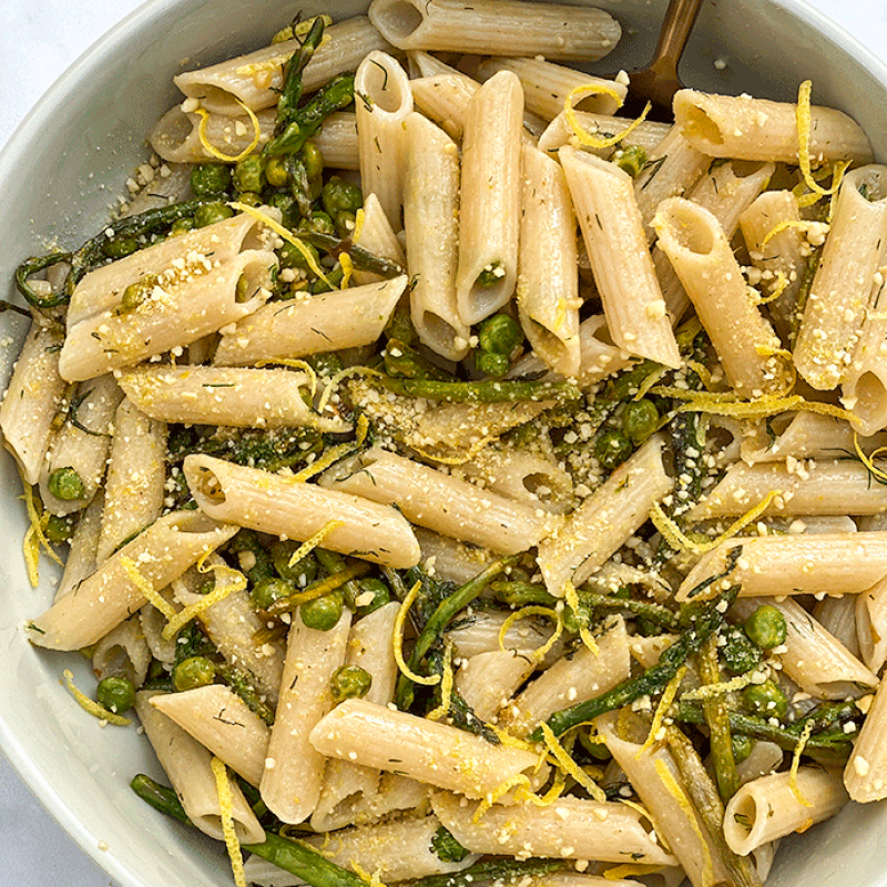 asparagus lemon pasta | GIRLS WHO EAT