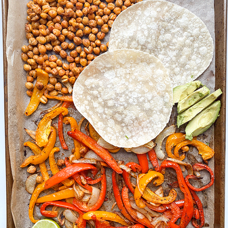 chickpea fajitas | GIRLS WHO EAT