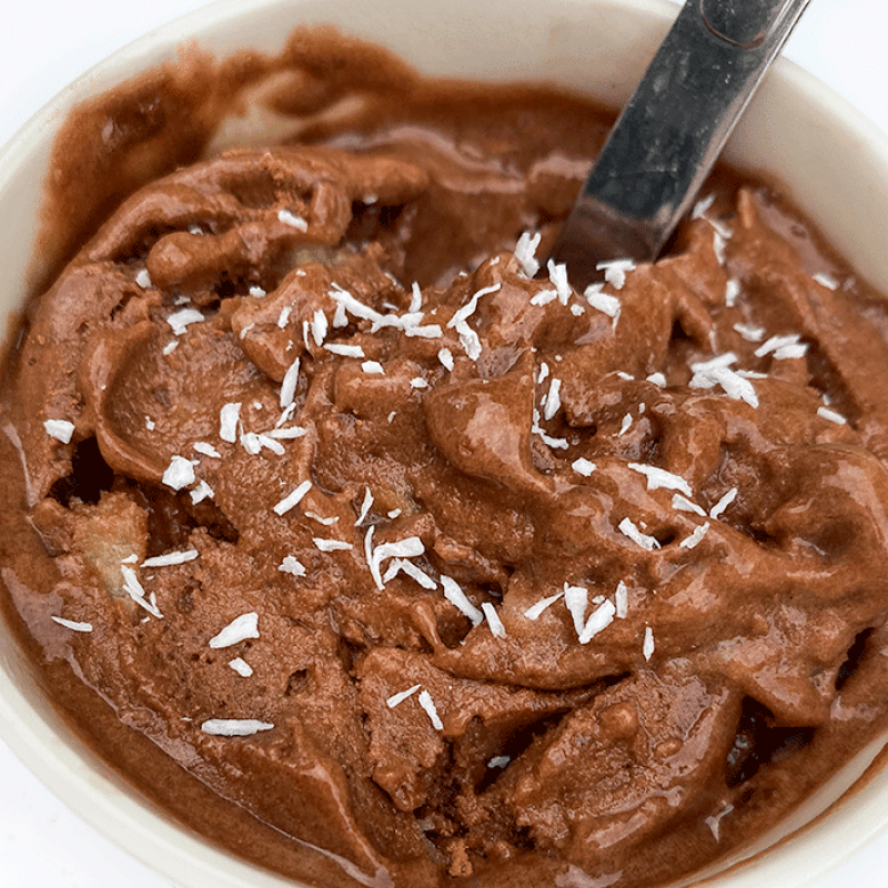 chocolate nice cream | GIRLS WHO EAT