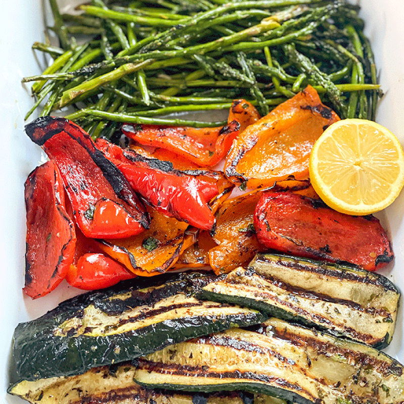 grilled vegetable platter | GIRLS WHO EAT