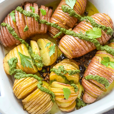 hasselback potatoes | GIRLS WHO EAT