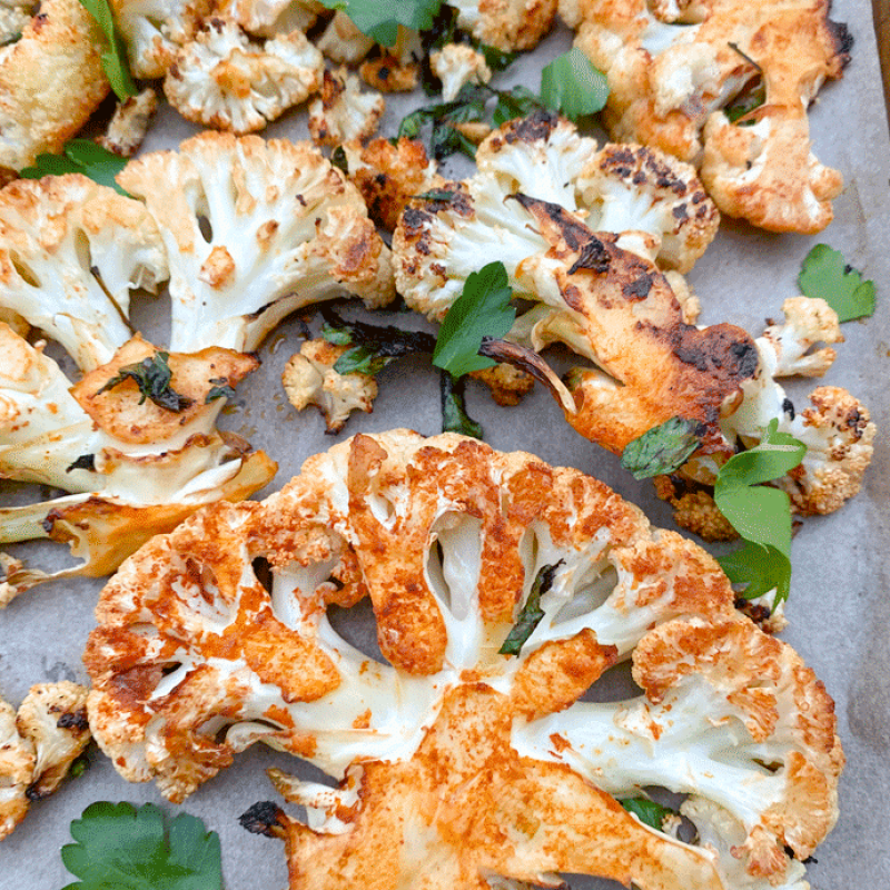 lime chili cauliflower steaks | GIRLS WHO EAT