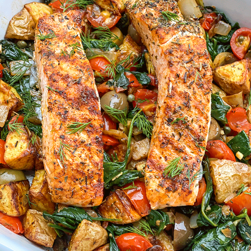 mediterranean salmon | GIRLS WHO EAT