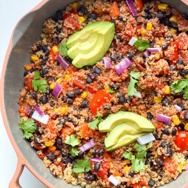 mexican black bean quinoa | GIRLS WHO EAT