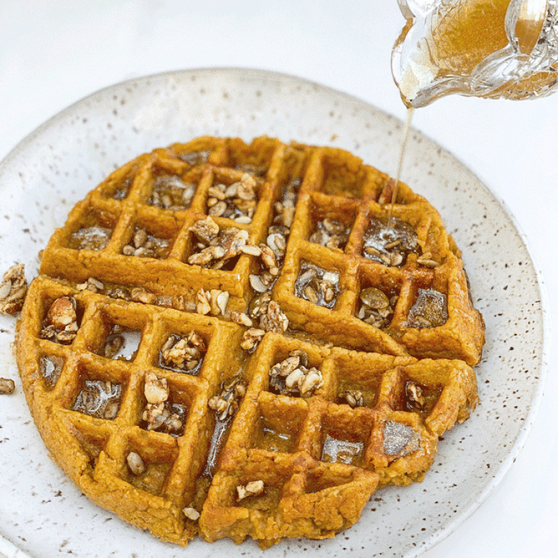 pumpkin waffle | GIRLS WHO EAT