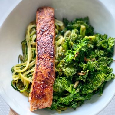 Honey Cinnamon Salmon (dairy free, gluten free, refined sugar free)