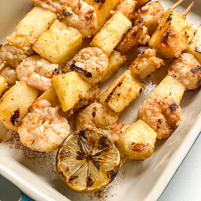 grilled shrimp skewers | GIRLS WHO EAT