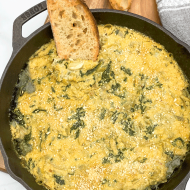 Spinach Artichoke Dip | GIRLS WHO EAT