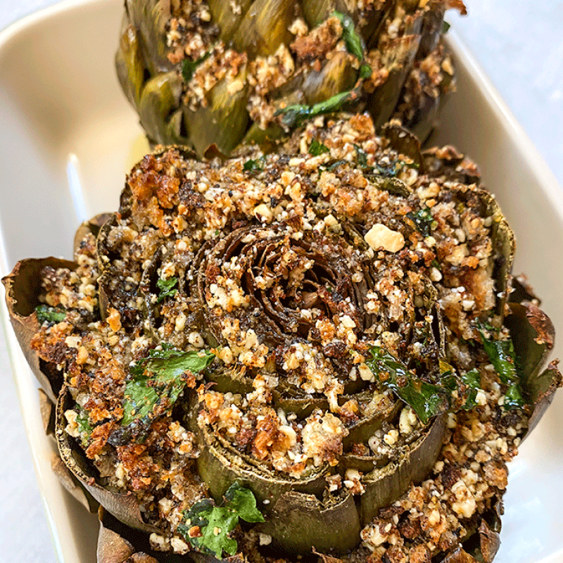 stuffed artichoke | GIRLS WHO EAT