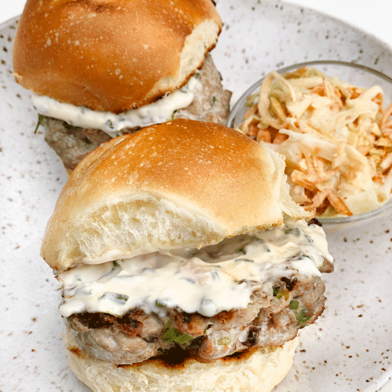 lemongrass tuna burgers | GIRLS WHO EAT