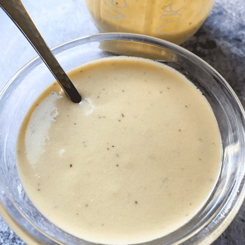 vegan caesar dressing | GIRLS WHO EAT