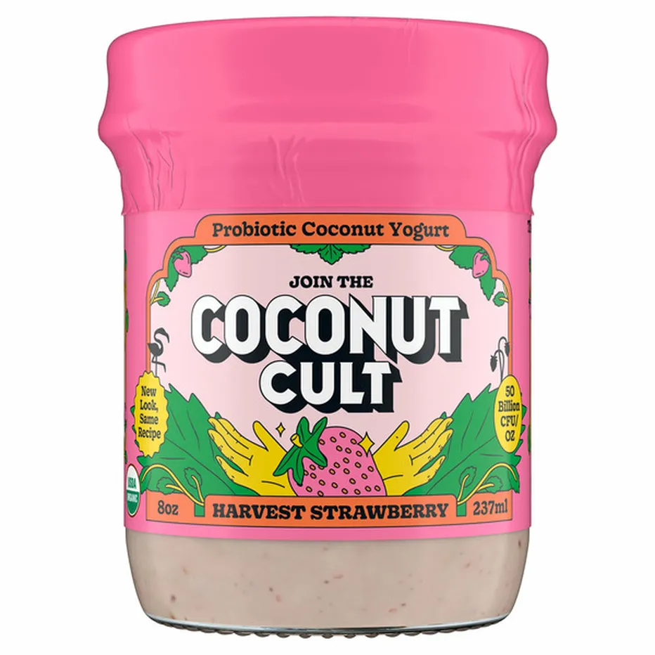Organic Probiotic Coconut Yogurt (Harvest Strawberry)
